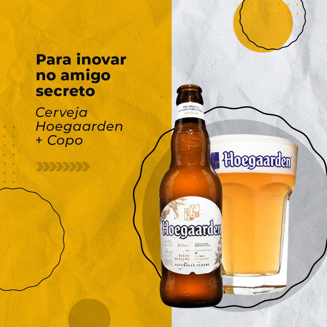 Cerveja Hoegaarden + Copo personalizado